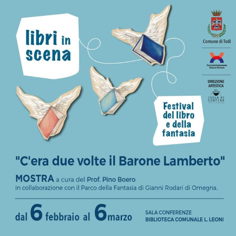 Mostra omaggio a Gianni Rodari dal 6 febbraio al 6 marzo alla Biblioteca di Todi